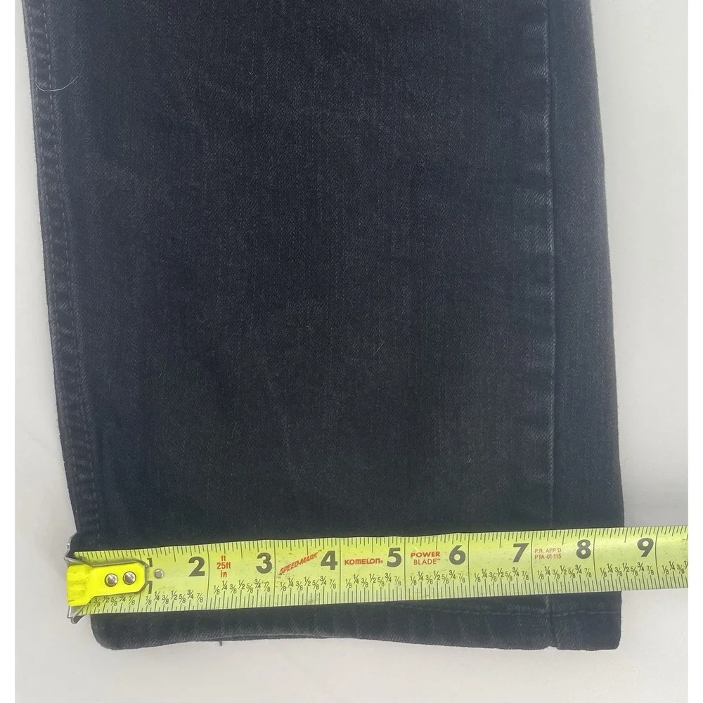 Levi's 505 Regular Fit Jeans Mens 40x28.5 Black Straight Leg Classic Streetwear